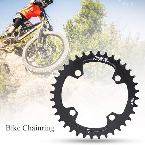 Keenso 1 Pcs Bike Chainring, 96BCD Narrow Wide Round Chainring Repair Chain Ring for Mountain (36T) and Spare Parts in Saudi Arabia