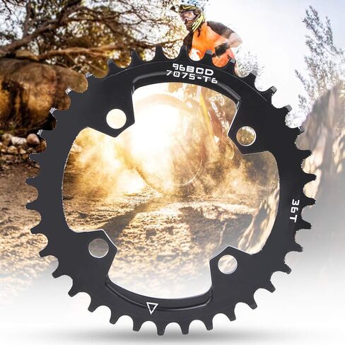 Keenso 1 Pcs Bike Chainring, 96BCD Narrow Wide Round Chainring Repair Chain Ring for Mountain (36T) and Spare Parts in Saudi Arabia