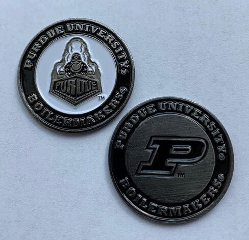 Team Golf One New Double Sided Purdue Boilermakers Golf Ball Marker in Saudi Arabia