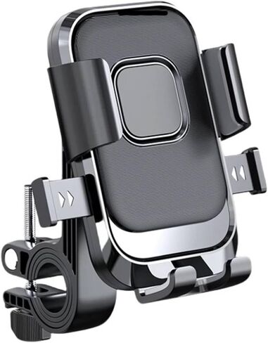 Phone Mount for Electric Scooter/Bike/Motor, Adjustable Handlebar Phone Holder, Fits Any 4.5-7.2 Inches Cellphone in Saudi Arabia