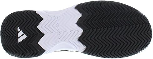 حذاء adidas Gamecourt 2 Wide للرجال مقاس 9، اللون: أبيض سحابي/أسود-أبيض in Saudi Arabia