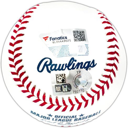 Jasson Dominguez Autographed Official M.L.B Baseball New York Fanatics and M.L.B Holo Stock #223744 in Saudi Arabia