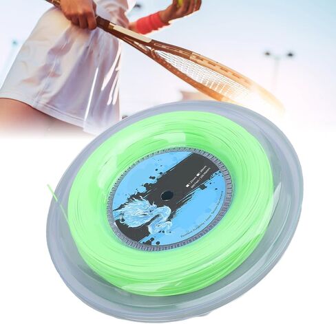 Premium Polyester Tennis Strings, Tennis Strings Reel, Fluorescent Green, 656 Foot Length in Saudi Arabia