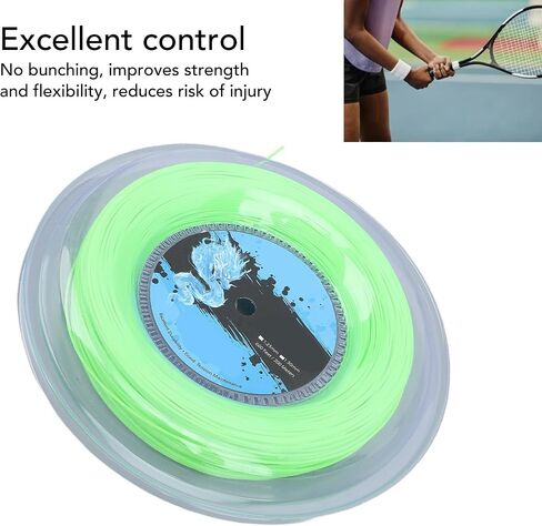 Premium Polyester Tennis Strings, Tennis Strings Reel, Fluorescent Green, 656 Foot Length in Saudi Arabia