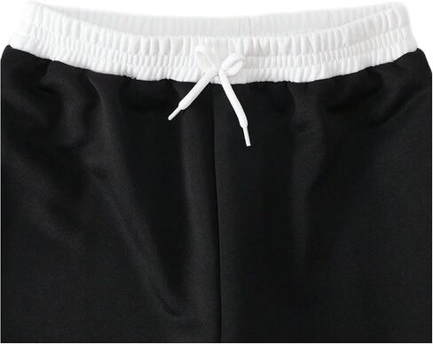 SOLY HUX Girl's 2 Piece Baggy Sweatpants Elastic Waist Wide Leg Pants Casual Athletic Trousers in Saudi Arabia