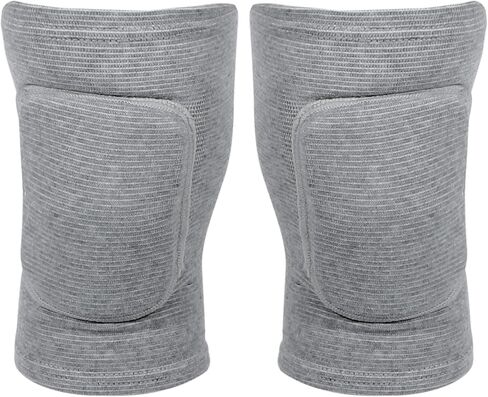 1 Pair Knee Brace Protection Sponge Knee Pads, Soft Breathable Knee Support Knee Brace for Sport Gym Skating Gray,Size L in Saudi Arabia