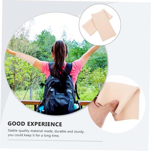 1Pair Winter Elbow Protectors for Elderly Soft Fleece Lined Joint Elbow Wrap Unisex Cold Sleeve for Sports and Daily Use Durable Material for Comfort in Saudi Arabia