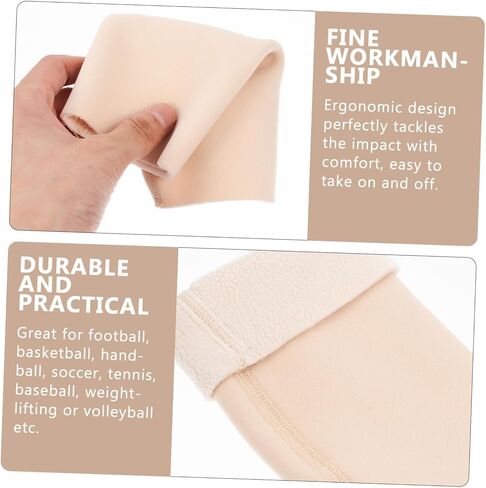 1Pair Winter Elbow Protectors for Elderly Soft Fleece Lined Joint Elbow Wrap Unisex Cold Sleeve for Sports and Daily Use Durable Material for Comfort in Saudi Arabia