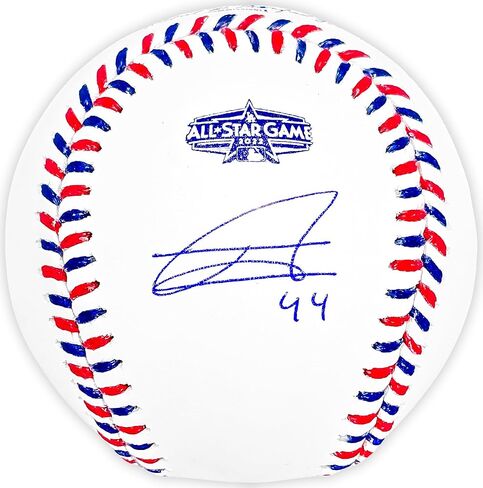 Julio Rodriguez Autographed Official 2022 All Star Game Game Baseball Mariners "44" Beckett BAS QR in Saudi Arabia