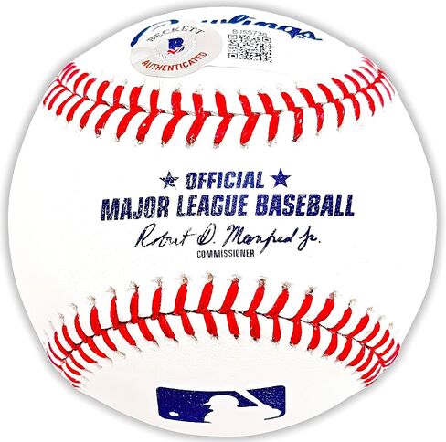 Wander Franco Autographed Official Baseball Tampa Bay Beckett BAS QR in Saudi Arabia