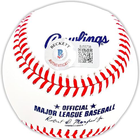 Wander Franco Autographed Official Baseball Tampa Bay Beckett BAS QR in Saudi Arabia