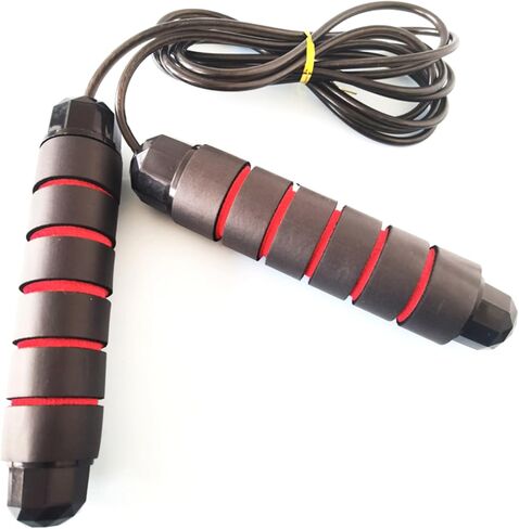 Adjustable Jump Rope for Women Men Kids - Tangle-Free Rapid Speed with Ball Bearings - Exercise & Slim Body Jumprope for Home School Gym in Saudi Arabia