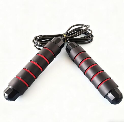 Adjustable Jump Rope for Women Men Kids - Tangle-Free Rapid Speed with Ball Bearings - Exercise & Slim Body Jumprope for Home School Gym in Saudi Arabia