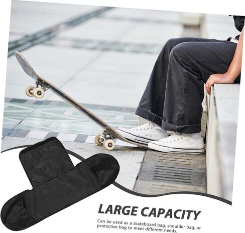 Skateboard Backpack with Breathable Mesh Back Capacity Pouch for Outdoor Activities Comfortable Single Shoulder Sling Bag for Skateboard Transport and Storage in Saudi Arabia