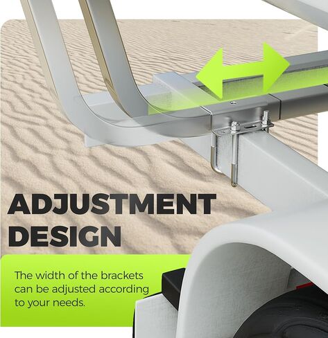 ECOTRIC 46" Boat Trailer Square Guide On Poles Aluminum Rustproof 1 1/2" Tubing Square for Ski Boats, Fishing Boats, Sailboat Trailers in Saudi Arabia