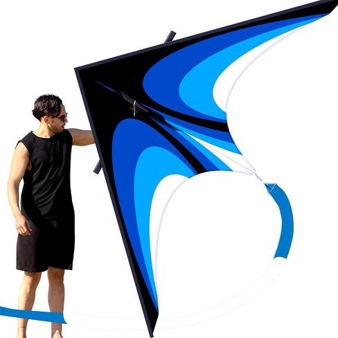 SGftre Delta Kite for Kids & Adults，Extremely Easy to Fly for Beginners，Kites for Beach Trip Park Family Outdoor Activities in Saudi Arabia