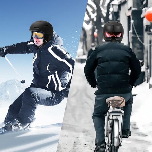 Ski Helmet - PC Shell + EPS Cushioning Layer(MIPS System) -Snowboard Helmet for Men, Women & Youth - Helmets for All Snow Sports in Saudi Arabia