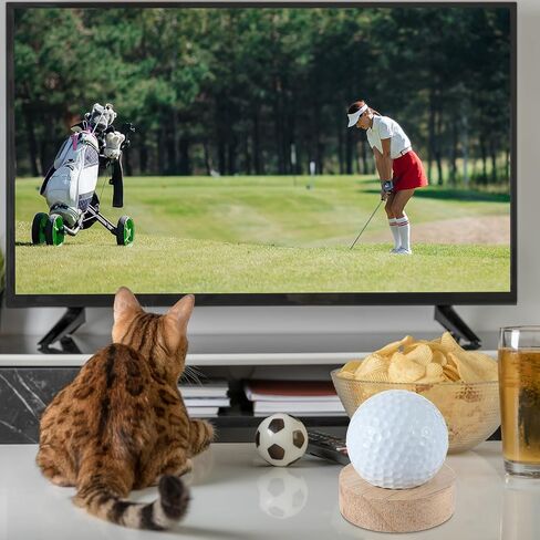 Thyle Wooden Single Golf Ball Display Stand 2 Inches Golf Ball Holder Mini Round Wood Display Bases Stand for Egg Stone Rock Desk Decor in Saudi Arabia