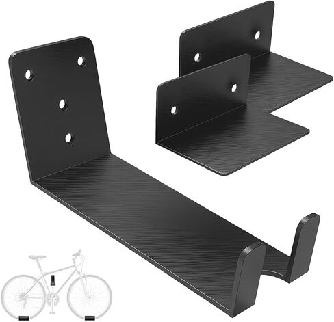 Bike Pedal Hanger Wall Mount,Heavy Duty Horizontal Bike Rack for Garage Wall,Vertical Bike Wall Hangers Bike Display Stand Space Saving(1 Pack) in Saudi Arabia