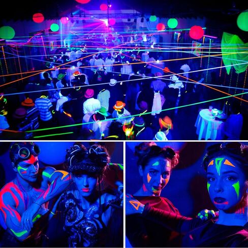 36LED Black Light, Czgor UV Stage Lights Blacklight DMX/Remote Control for Disco, Wedding, Party, Halloween, Music Show, Body Painting Glow in Kuwait