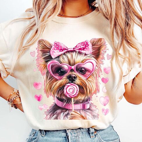 NAZENTI Dog Sweatshirt, Dog Mom Sweatshirt, Valentine Dog Sweatshirt, Gift for Dog Lover, Dog Sweatshirt for Valentines Day in Saudi Arabia