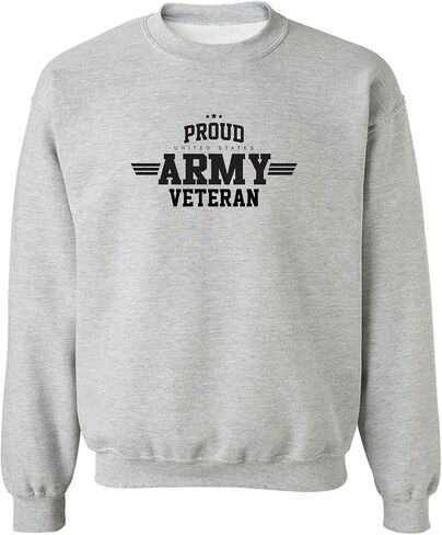 zerogravitee Proud United States Army VETERAN Crewneck Sweatshirt in Saudi Arabia