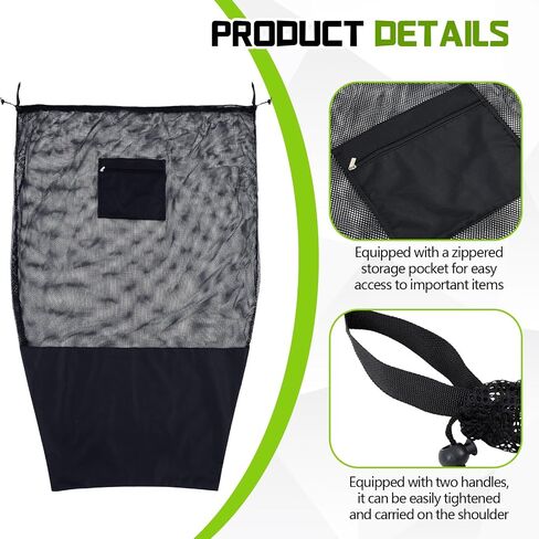 Hauler for Cardio Drumming Drumsticks Premium Mesh Fitness Aerobic Class Caddy Exercises and Workouts, Only 1 Mesh Bag in Saudi Arabia