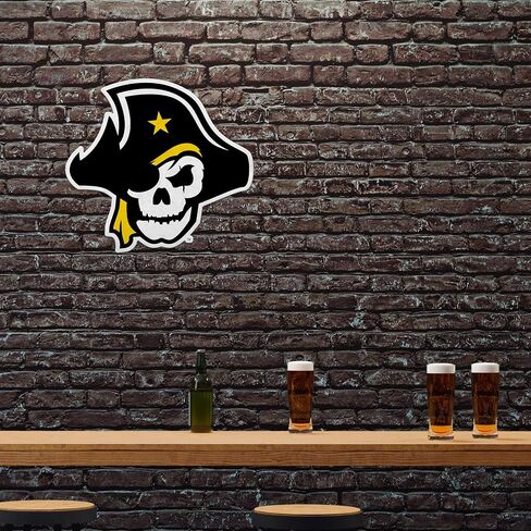 Rico Industries NCAA Southwestern University Pirates Shape Cut Pennant - Home and Living Room Décor - Soft Felt EZ to Hang in Saudi Arabia