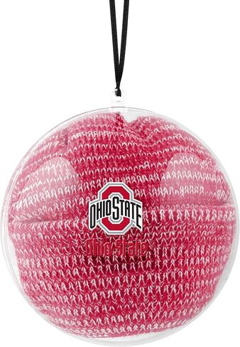 FOCO NCAA Adult Official Marled Cold Weather Cuffed Knit Beanie in Clear Holiday Ball Ornament in Saudi Arabia
