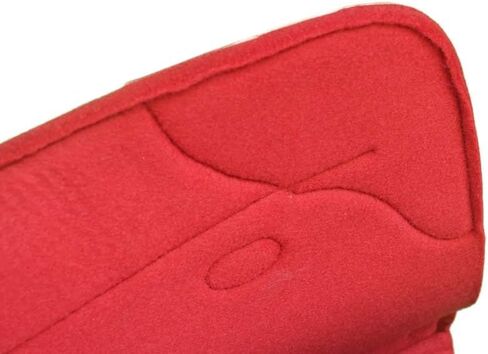 CHALLENGER Horse 32" x 30" Western Contoured Wool Felt Therapeutic Saddle Pad Red 39208RD in Saudi Arabia