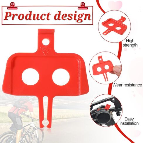 6 Pcs Bicycle Brake Pads Spacer Bicycle Hydraulic Disc Brake Pads Spreader Cycling Instert Repair Tool for Mountain, Road Bike in Saudi Arabia