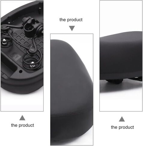 وسادة مقعد الدراجة الكهربائية، سرج سميك ومريح مع امتصاص زنبركي يناسب الدراجات للتمرين وركوب الدراجات على الطرق in Kuwait
