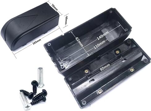 E-Bike Controller Box ABS Waterproof Dustproof Case for Electric Bicycle or Scooter, Extra-Large Size with Mounting Hardware(L) in Kuwait