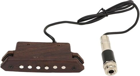 Alomejor Guitar Pickup Kit, Noise Reduction, Acoustic Guitar, Double Coil, Soundhole Pickup, Replacement Parts for Home Recording and Live Performances in Saudi Arabia