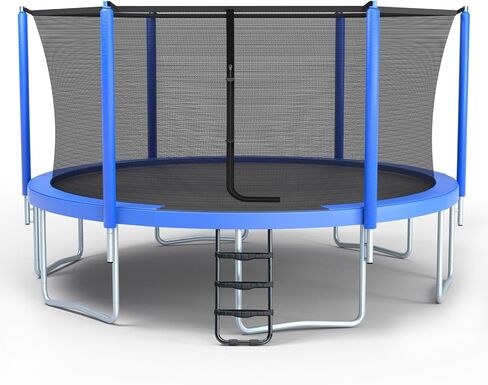 Skybound AiryBounce Trampoline Recreational Trampolines with Enclosure Outdoor Trampoline for Kids and Adults with Safety Net and Spring Padding in Kuwait