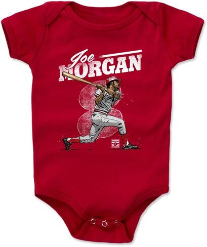 بدلة 500 LEVEL Joe Morgan Cincinnati Baseball للأطفال الرضع قطعة واحدة (3-24 شهرًا) - Joe Morgan Retro in Saudi Arabia
