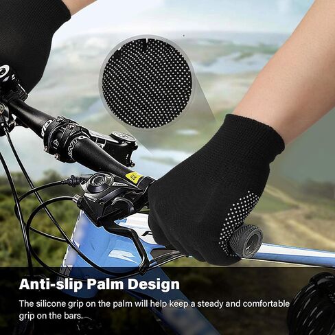 3 Pairs Men and Women Half-Finger Slip Fingerless Work Gloves for Construction Nylon Fitness Cycling Motorcycle Gloves in Saudi Arabia