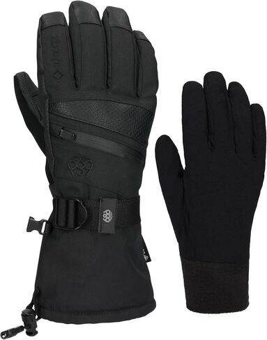 قفاز Gore-TEX Smarty 3 في 1 للنساء من 686 - غلاف من القماش مع بطانة من مزيج الصوف قابلة للإزالة - مقاوم للماء والطقس in Saudi Arabia