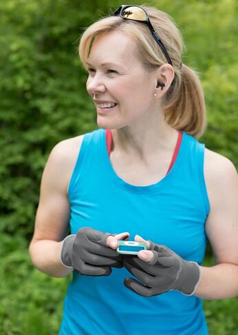 Patented Open Index Finger and Thumb Tip Touchscreen Foam Nitrile Gloves for Hiking, Camping, & Outdoor Recreation (Men & Women) in Saudi Arabia