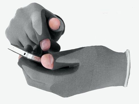 Patented Open Index Finger and Thumb Tip Touchscreen Foam Nitrile Gloves for Hiking, Camping, & Outdoor Recreation (Men & Women) in Saudi Arabia