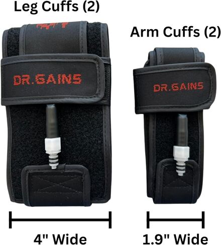 BFR Pro 2.0 | Professional-Grade Inflatable Blood Flow Restriction Cuffs for Occlusion Training Weight Lifting in Saudi Arabia