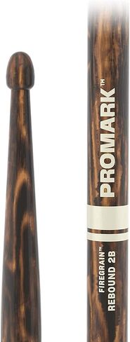 Promark 2B Drumsticks FireGrain Rebound Acorn Tip Drum Sticks (3 Pack) in Saudi Arabia