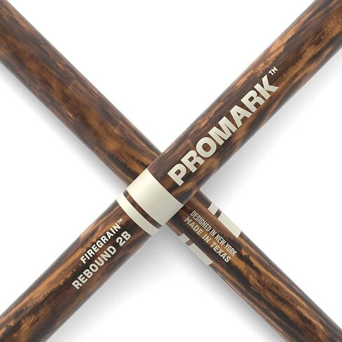 Promark 2B Drumsticks FireGrain Rebound Acorn Tip Drum Sticks (3 Pack) in Saudi Arabia