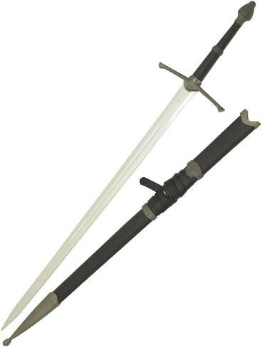 Medieval Warrior Middle Age Crusader Viking Sword with Scabbard in Saudi Arabia