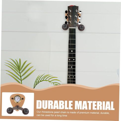 GALPADA 1Set Guitar Wall Mount Hanger with Hygrometer Versatile Holder for Acoustic Electric Violin Ukulele Durable Space Saving Design for String Instruments for Display in Saudi Arabia