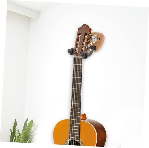GALPADA 1Set Guitar Wall Mount Hanger with Hygrometer Versatile Holder for Acoustic Electric Violin Ukulele Durable Space Saving Design for String Instruments for Display in Saudi Arabia