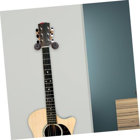 GALPADA 1Set Guitar Wall Mount Hanger with Hygrometer Versatile Holder for Acoustic Electric Violin Ukulele Durable Space Saving Design for String Instruments for Display in Saudi Arabia