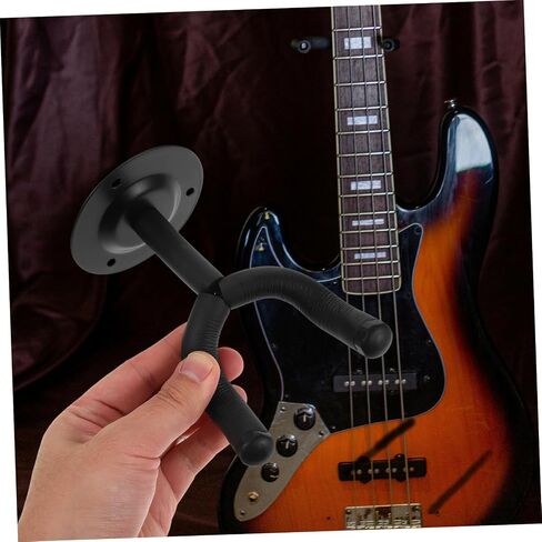 Lurrose Metal Guitar Wall Mount Holder for Ukulele Violin Bass Guitar Acoustic Electric Wall Hook in Saudi Arabia