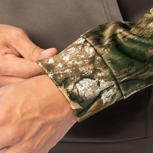 بلوفر بغطاء للرأس من الصوف من Realtree للرجال من Performance Raglan Colorblock in Kuwait