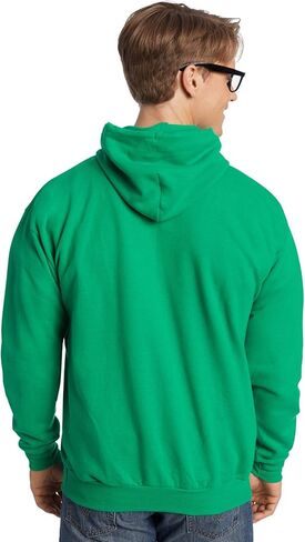 سويت شيرت بغطاء رأس للرجال من Hanes Ecosmart، مقاس 5XL، قرمزي رياضي in Kuwait